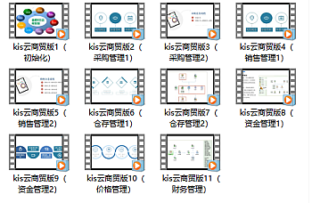 金蝶KIS云商贸版 操作手册视频下载查看,官方操作视频教学。