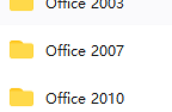 office 2003、office 2007、office 2010完整版、Excel安装包下载链接(附产品密钥或激活工具)