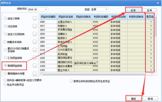用友U8总账如何进行期间损益结转？(图3)