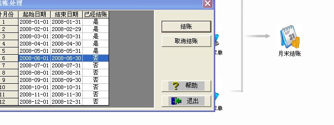 用友T3进销存业务月末处理流程(图15)